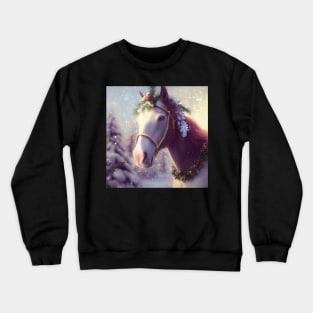 Christmas Horses Series Crewneck Sweatshirt